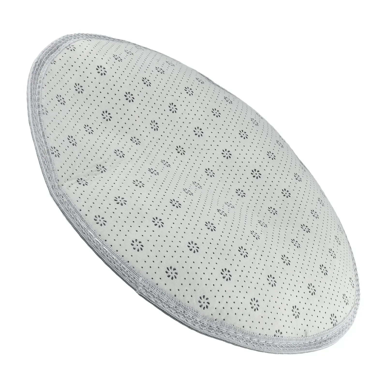 Navak Teppich, 40/60 cm, kreisförmig, rund, zottelig, weich, rutschfest, für Wohnzimmer, Schlafzimmer, Teppich, Bodenmatte für Mädchen, Heimdekoration