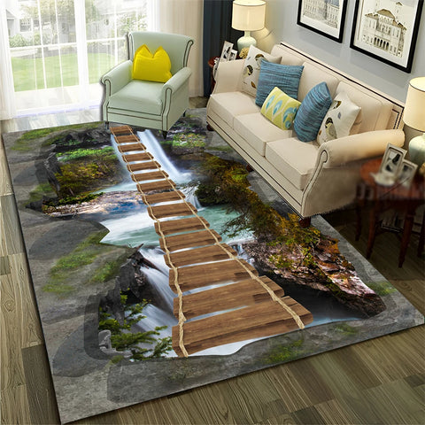 Navak Teppich, 3D-Illusion, Vision, Halluzination, HD-Teppich für Zuhause, Wohnzimmer, Schlafzimmer, Sofa, Fußmatte, Dekor, Kinderbereich, Teppich, rutschfeste Bodenmatte