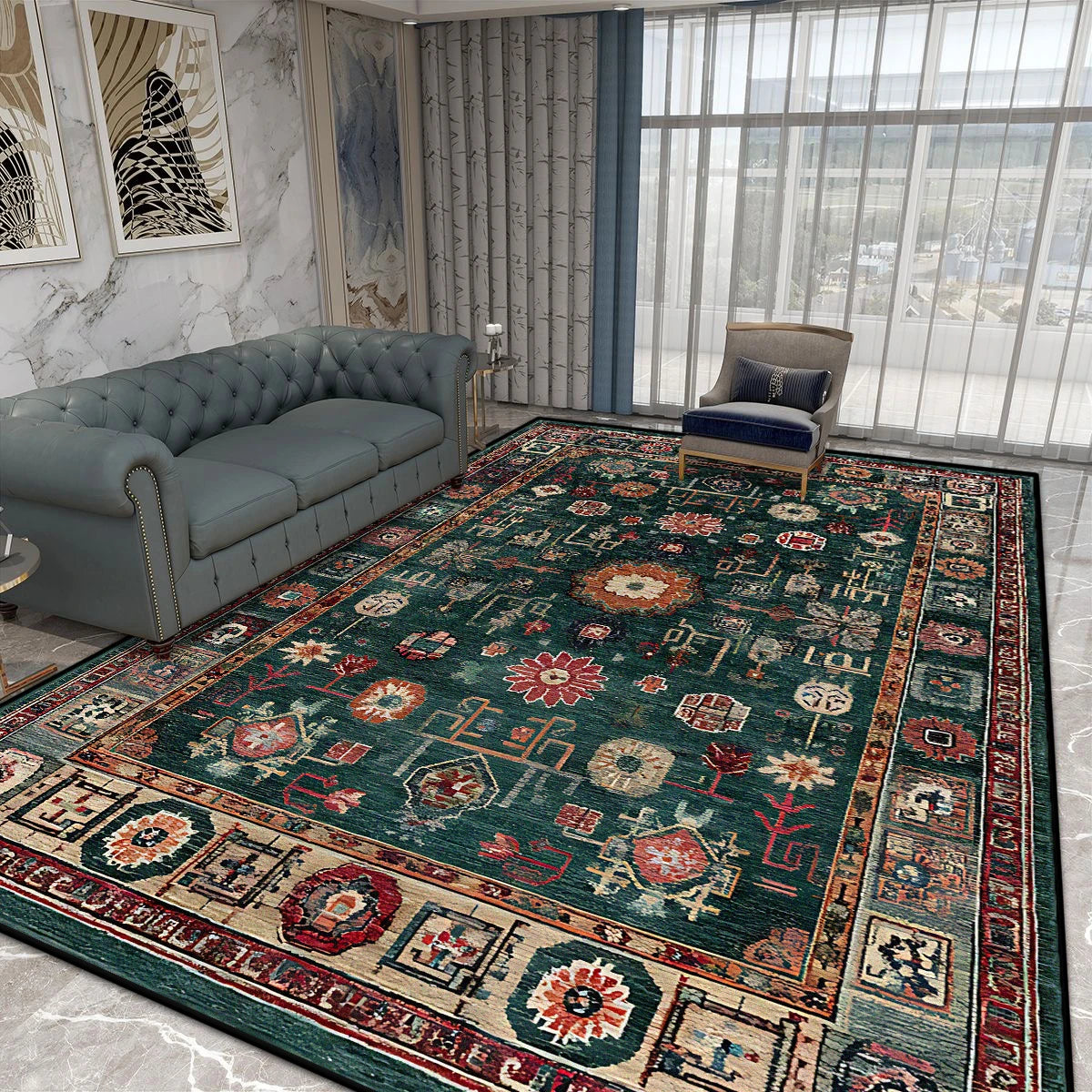 Navak Teppich, nordischer Stil, luxuriöser Wohnzimmerteppich, persische Heimdekoration, Schlafzimmer, Nachttisch, weiche Bodenmatte, Lounge, Couchtische, rutschfeste Teppiche