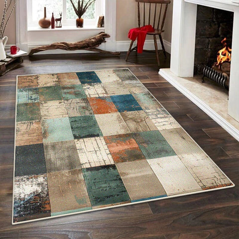 Navak Carpet American Style Geometric Living Room Carpet Abstract Decoration Bedroom Bedside Non-slip Rug 200x300 Lounge Washable Floor Mat