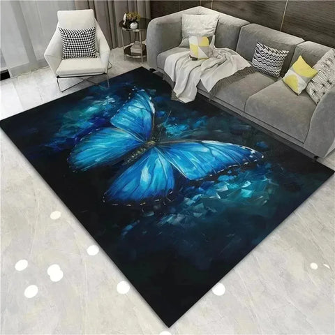 Navak Carpet 1 Stück 3D-Muster Landschaft Fußmatten Küchenteppiche Rutschfeste Pop-Design Badezimmerteppiche Badematte Teppich für Zuhause Waschbecken Wäsche Dekor