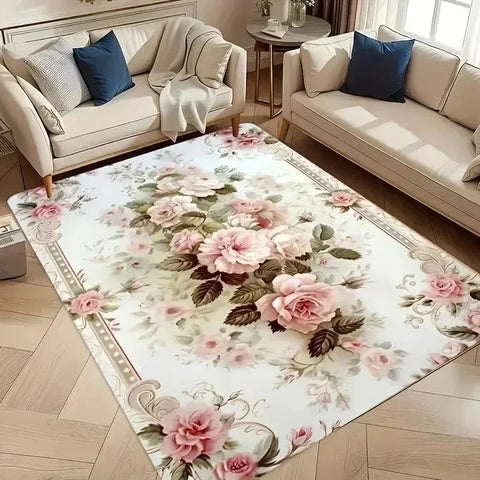 Navak Carpet 1PC Küchenteppich mit Charaktermuster, rutschfeste Fußmatten für Zuhause, Pop-Design, Badezimmerteppiche, Badematte, Teppich für Waschbecken, Wäschedekor