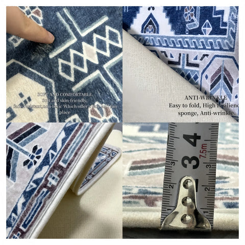 Navak Carpet Exclusive Picks Rug For Bedroom Flannel Bedroom Modern Simple Multicolor Bedside Carpet Anti-Fouling Anti-Skid Bay Window Cushion