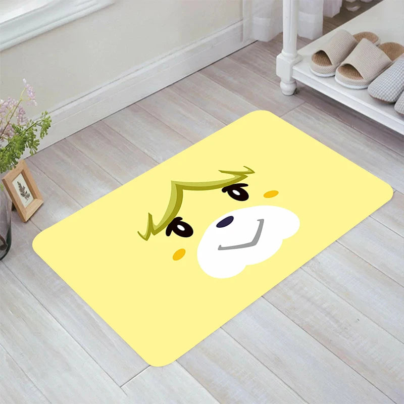 Navak Teppich Animal C-Crossing Game Bodenmatte Home Teppich Eingang des Hauses Zimmer Teppiche Teppiche Balkon Küche Teppich Fuß Fußmatte Türmatten Bad