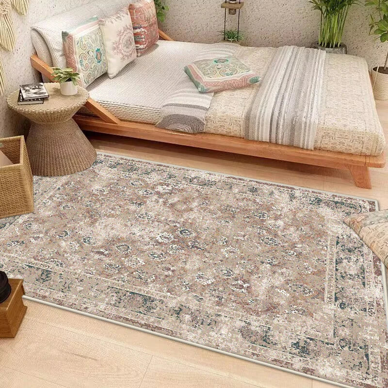 Navak Carpet Light Luxury Boho Decorative Rug for Living Room Decoration Home Bohemian Bedroom Carpet Washable Large Rug Persian Floor Mats