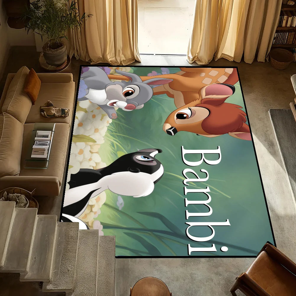 Navak Carpet Door bambi Disney Mat Anti-Slip Kitchen Bedroom Handmade Tufted Rug Carpet Living Room Daily Picks Entrance Decoration