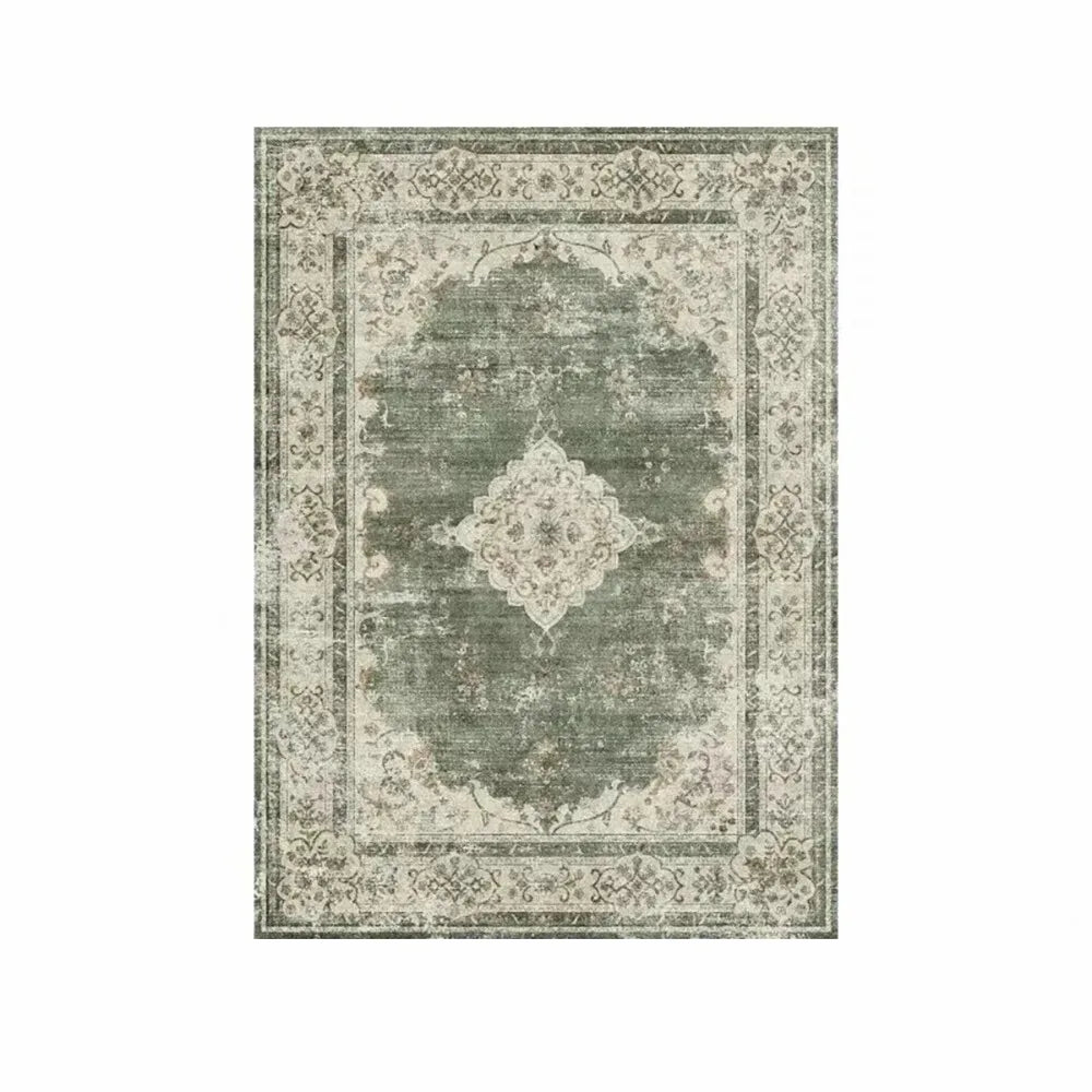 Navak Carpet MBG23Exclusive Picks Bohemian Faux Wool Rug - Ultradünner, schmutzabweisender, rutschfester Teppich für Arbeitszimmer und Wohnzimmer, weiche Bodenmatte4Fb&amp;