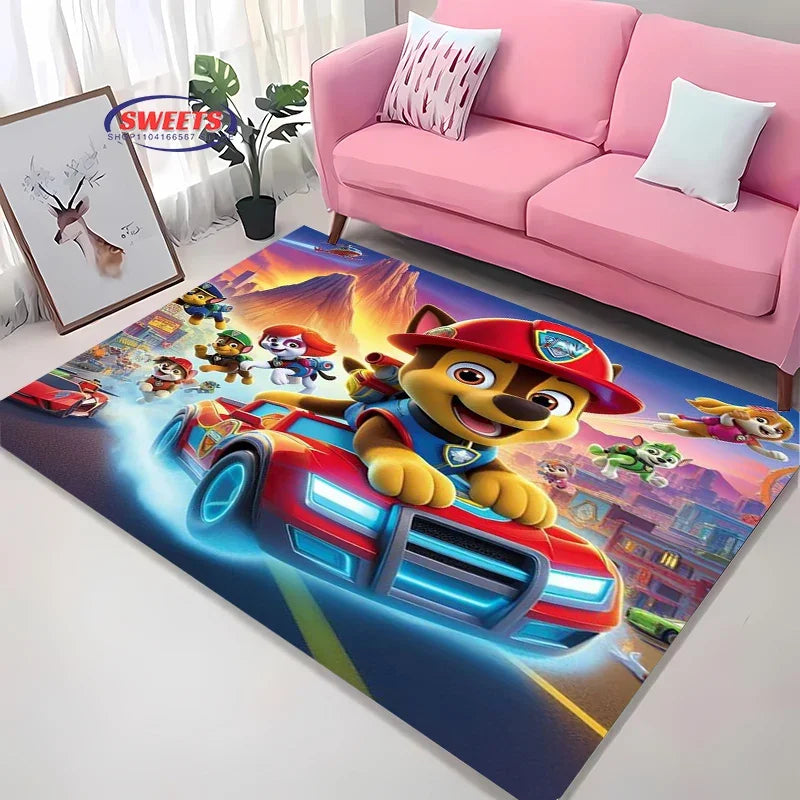 Navak Carpet 3D Neuankömmling Niedlicher Hunde-Cartoon-Teppich, Teppich für Wohnzimmer, Kinderzimmer, Schlafzimmer, Sofa, Küche, Fußmatte, Dekor, rutschfeste Bodenmatte für Kinder