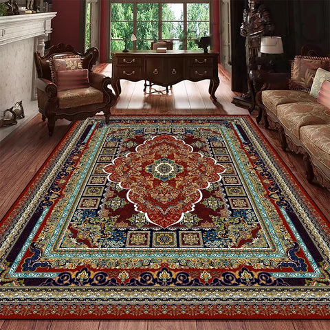 Navak-Teppich, klassischer Luxus-Teppich im persischen Stil, eleganter, waschbarer Teppich für Wohnzimmer, Schlafzimmer, anspruchsvolle Heimdekoration, Bodenmatte, Küchenmatte