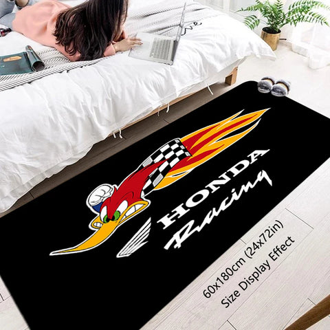 Navak Carpet Floor Mat Entrance Doormat Balcony Rugs Living Room Carpet HONDAs Racing Motorcycle Foot Mats Bath Rug Non-slip House Decoration