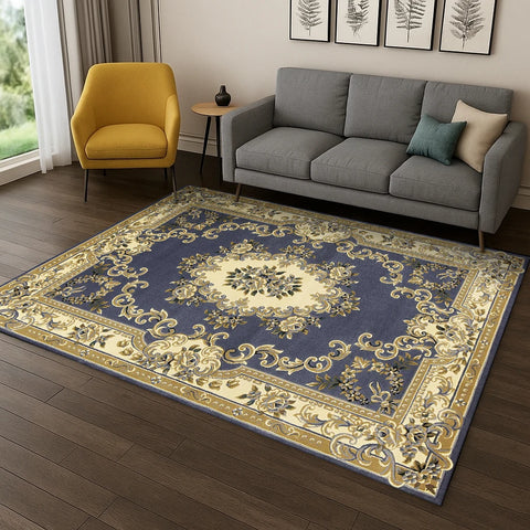 Navak Carpet Bohemian Persian Style Area Rug, Non-Slip Floor Mat for Living Room & Bedroom – Elegant Home Decor