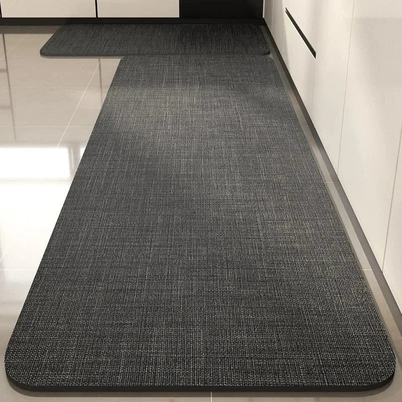 Navak Carpet Kitchen Carpet Large PVC Waterproof Rug Non-slip Floor Mat Leather Oil-proof Foot Mats American Retro Style Home Decoration Rugs
