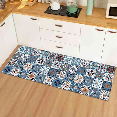 Navak Teppich, Teppich für Küche, Bodenmatte, wasserdicht, ölbeständig, Leder, rutschfest, Teppiche, Heimdekoration, Alfombra Vinilicas Cocina