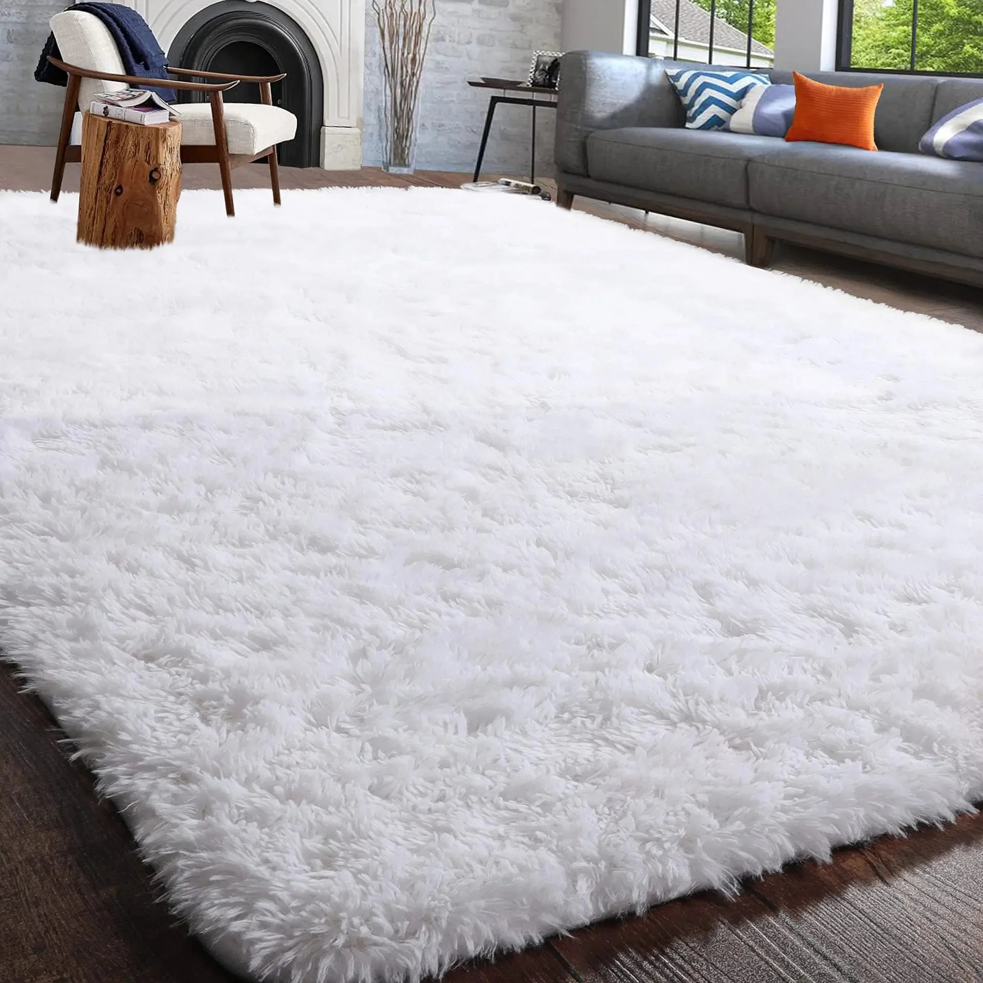 Navak Carpet Fluffy Rugs for Bedroom Fuzzy Area Rugs for Living Room Soft Kids Carpet Non Slip Rugs for Hardwood Floors Room Decor