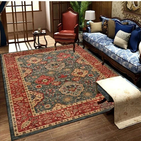Navak Carpet Exclusive Picks Vintage Persian Style Living Room Carpet Machine Washable Washable Floor Mat Light and Comfortable Bedroom Bedside Rugs