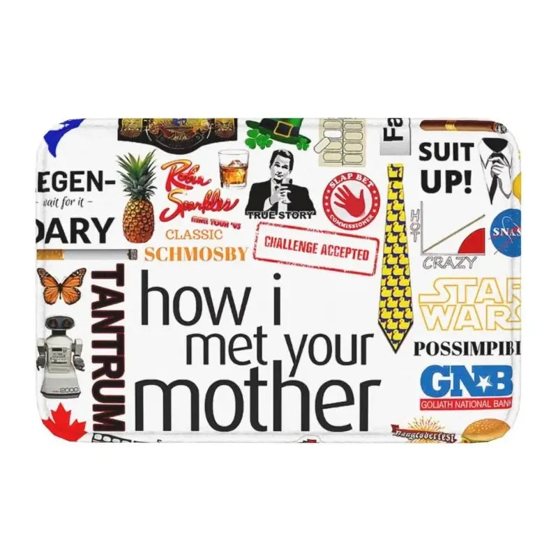 Navak Carpet Daily Picks Intervention How I Met Your Mother Eingangsmatte für den Vorderboden, Tür, Außenbereich, TV-Show, Bad, Küche, Fußmatte, WC-Teppich