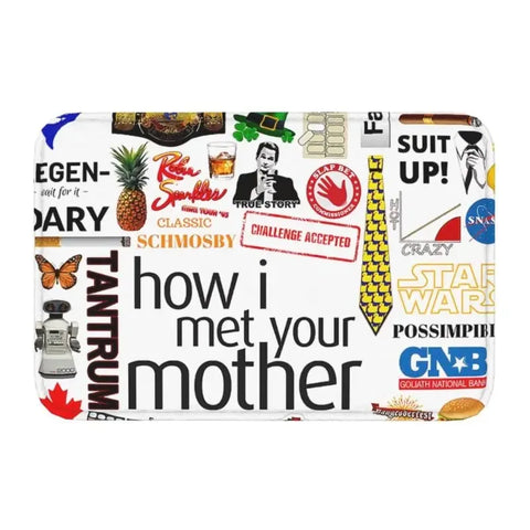 Navak Carpet Daily Picks Intervention How I Met Your Mother Eingangsmatte für den Vorderboden, Tür, Außenbereich, TV-Show, Bad, Küche, Fußmatte, WC-Teppich