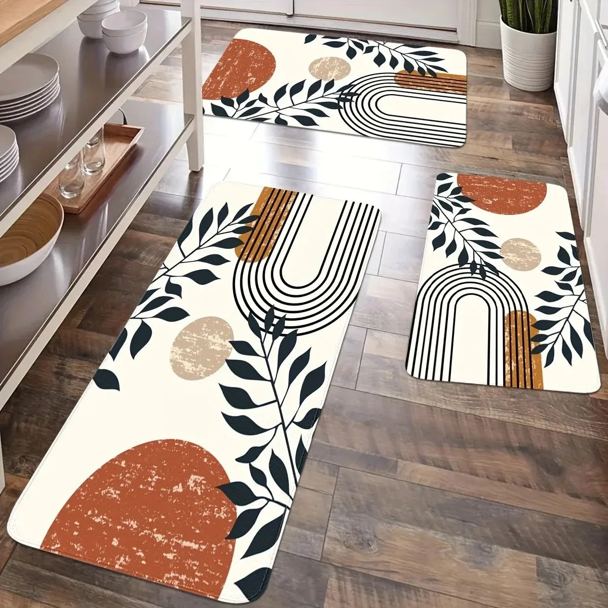 Navak Carpet 1PC Küchenteppich mit Charaktermuster, rutschfeste Fußmatten für Zuhause, Pop-Design, Badezimmerteppiche, Badematte, Teppich für Waschbecken, Wäschedekor