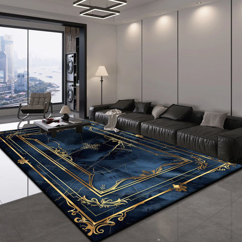 Navak Teppich Nordischer Luxusteppich Wohnzimmerdekoration Lounge Couchtische Rutschfeste große Teppiche 200x300 Faltbare weiche Matten für Schlafzimmer und Nachttische