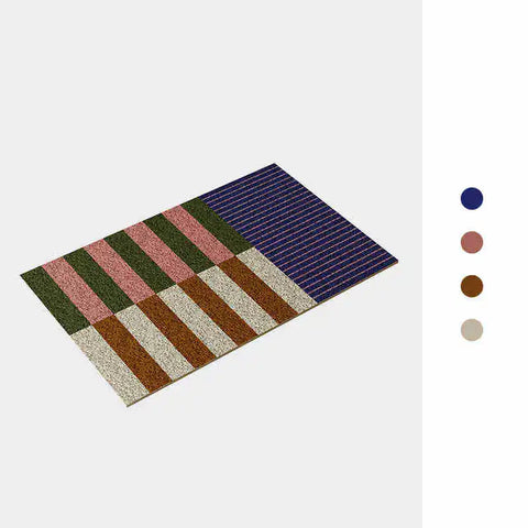 Navak Teppich PVC-Gitter Boden Anti-Rutsch-Pad Ästhetische Home Room Decor Geometrische Badezimmermatte Weicher Teppich Schlafzimmer Teppich Fußmatte