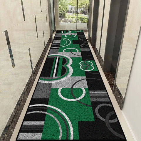 Navak Carpet Nordic Modern Style Lint-free Hallway Rug Customizable Stairs Decoration Long Carpet Antiskid Home Corridor Decor Mat Easy Clean