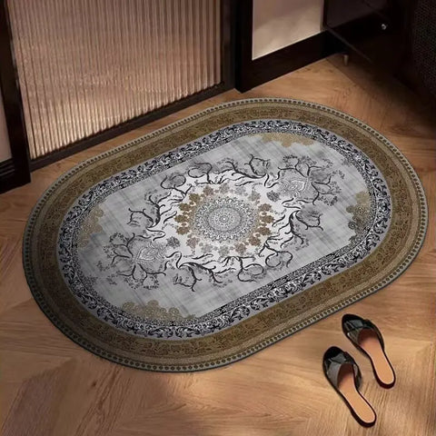 Navak Carpet Exclusive Picks Bohemian Oval Teppich Küche Badezimmer Fußmatte Eingangstürmatte Quadratisch Wohnzimmer Schlafzimmer Bereich Teppich Home Decor