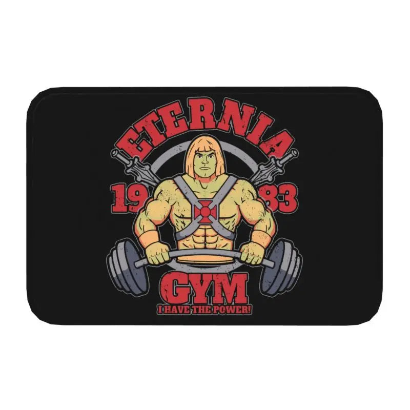 Navak Teppich-Falltür, Masters of the Universe, Fußmatte, rutschfest, für Bad und Küche, He Man, Willkommen, Garagentür, Boden, Eingangsbereich, Teppich