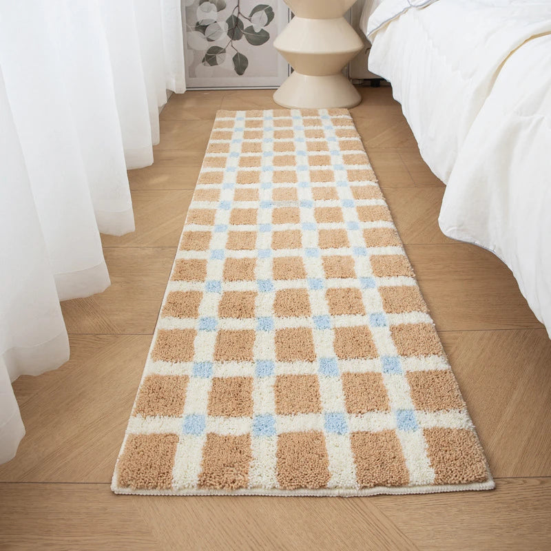 Navak Carpet Exklusiver Picksins Frischer Kaschmir-Imitat-Teppich, Isolierung, pflegeleicht, Schlafzimmer, Bettdecke, Garderobenteppich, Badezimmer-Fußmatte, Heimdekoration