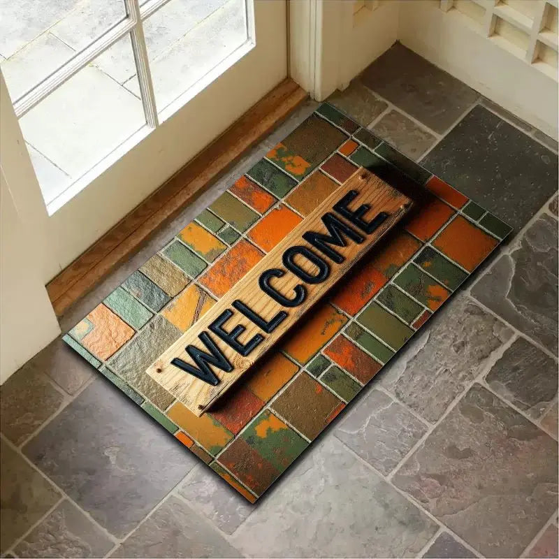 Navak Carpet Exclusive Picks Skandinavischer Eingangsbereich, leicht zu reinigen, rutschfest, wasserabsorbierend, Fußmatte für den Eingangsbereich, Innendekoration