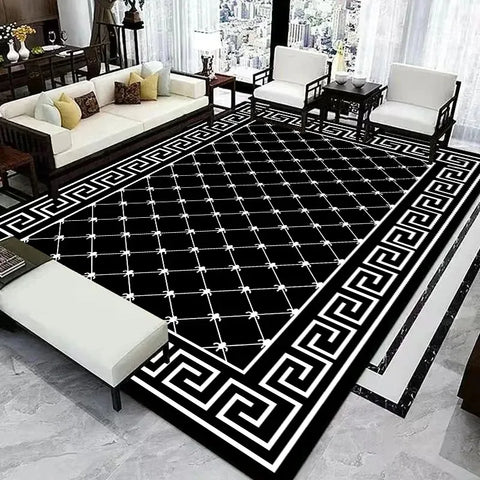Navak Carpet Nordic Light Luxury Carpet Living Room Sofa Bedroom Rugs Modern Simple Style Big Size Non-slip Washable Floor Mats Home Decor