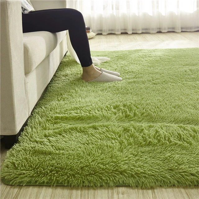 Navak Carpet Exclusive Picks Solid Color Plush Carpet Children's Bedroom Soft Fluffy Mat Living Room Baby Room Nursery Playroom Decorated Area Carpet
