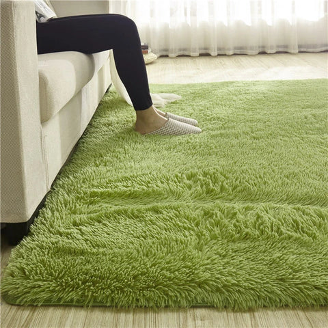 Navak Carpet Exclusive Picks Solid Color Plush Carpet Children's Bedroom Soft Fluffy Mat Living Room Baby Room Nursery Playroom Decorated Area Carpet