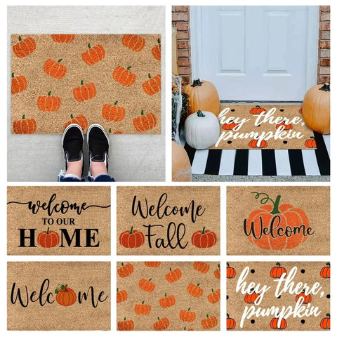 Navak Carpet Daily Picks DISNEY Sofa Herbst Willkommen Teppich Tür Kürbis Boden Herbst Jahreszeitliche Matte Thanksgiving Halloween Indoor Fuzzy Teppiche Dekorieren