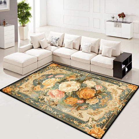 Navak Teppich, luxuriöser Wohnzimmerteppich, nordischer Stil, Retro-Dekoration, für Zuhause, Sofabereich, große Teppiche, Schlafzimmer, Nachttisch, rutschfeste, weiche Bodenmatten, Ковер