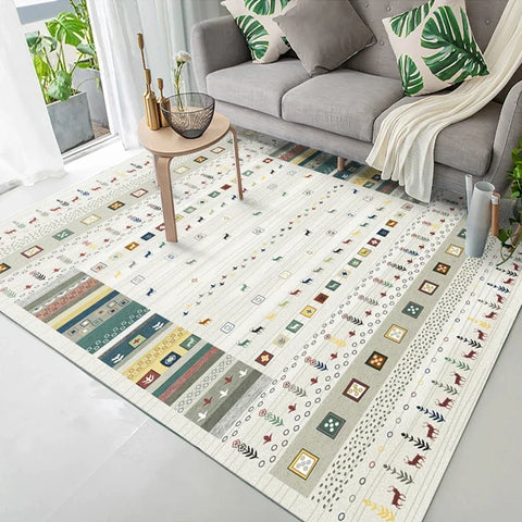 Navak Carpet Bohemian Persisch inspirierter Teppich für Wohnzimmer und Schlafzimmer, ethnisches Stammesdesign, weiche, rutschfeste Bodenmatte