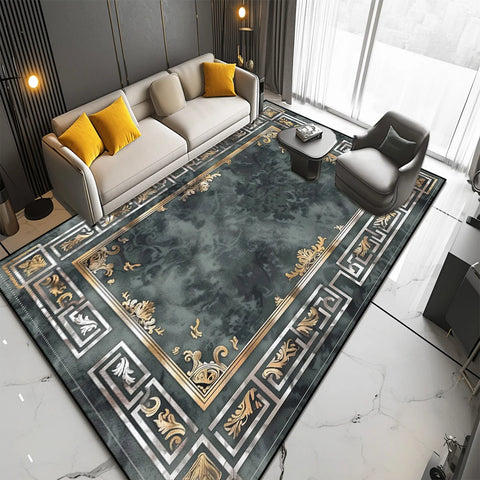 Navak Carpet New Nordic Style Carpets for Living Room Grey Purple Modern Room Decor Large Rug Home Non-slip Entrance Door Mat Bedroom Tapete