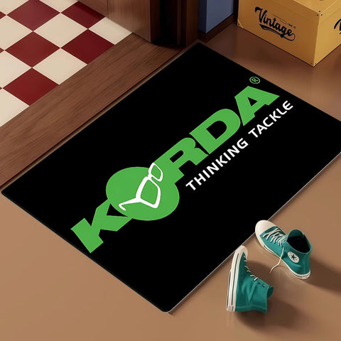 Navak Carpet K-Korda Angellogo Bodenmatte Kinderzimmer Schlafzimmer Dekoration Balkon Anti-Rutsch-Fußmatte Wohnzimmer Willkommensteppich