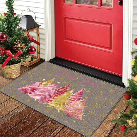 Navak Carpet Exclusive Picks Weihnachtsteppich für drinnen und draußen, rutschfeste Antifouling-Bodenmatte, dekorativer Wohnzimmerbereich, verschmutzte Bodenmatte