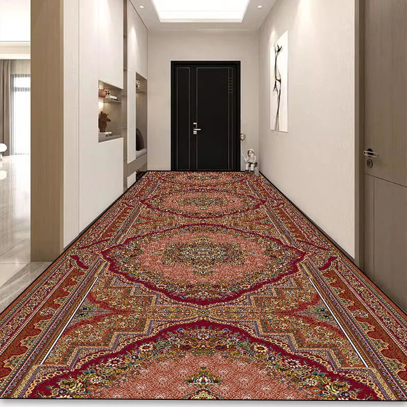 Navak-Teppich, Bohemian-Stil, langer Flurteppich, luxuriös, persische Dekoration, Flurteppich, rutschfest, leicht zu reinigen, Bodenmatte, Treppenläufer, Teppiche