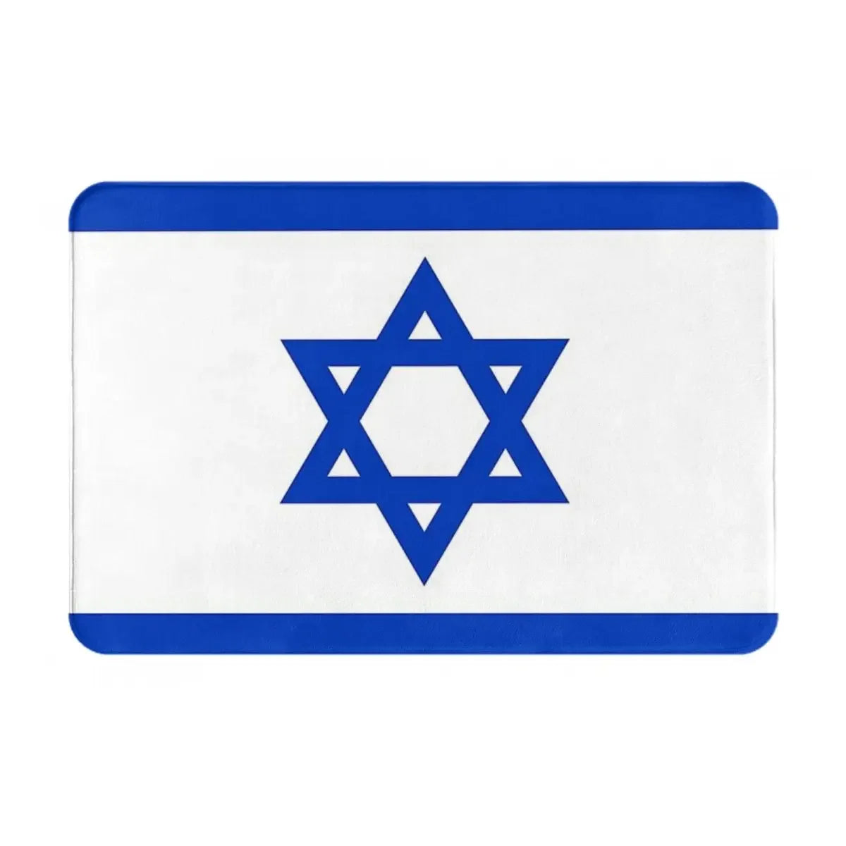 Navak Teppich Israel Flagge Anti-Rutsch-Fußmatte Bodenmatte Sandkratzteppich Teppich für Küche Eingang Zuhause Badezimmer Wohnzimmer Footpad Matten