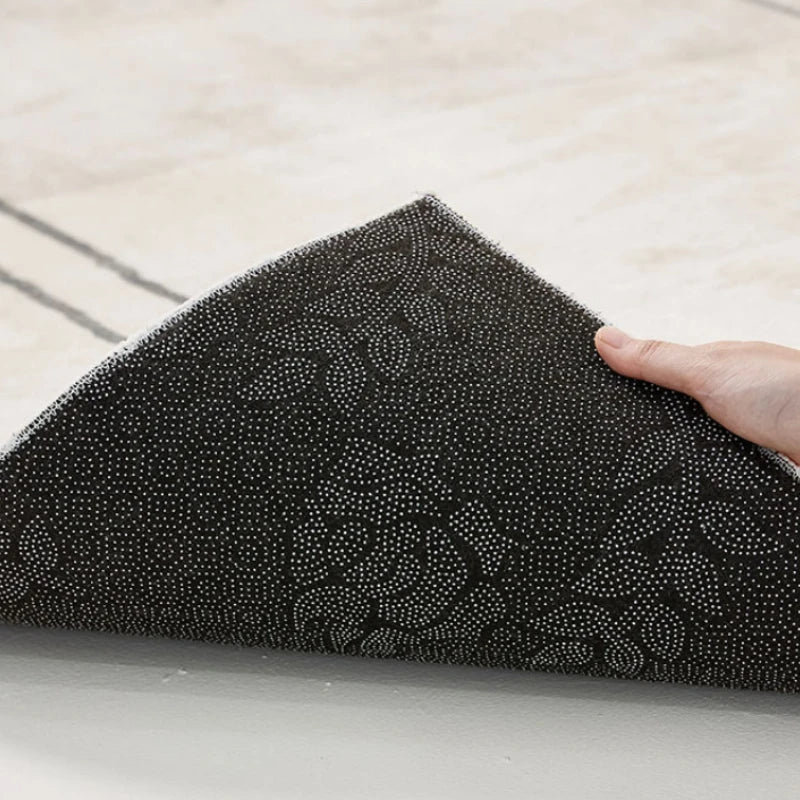 Navak Teppich, Wohnzimmerdekoration im Wabi-Sabi-Stil, Plüschteppich, leichte Luxusteppiche für Schlafzimmer, flauschig, weich, dick, waschbare Bodenmatte