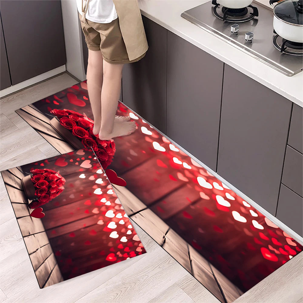 Navak Teppich Küchenmatte Teppich für Boden Hauseingang Fußmatte Schlafzimmer Wohnzimmer Dekor Nachttisch Teppich Flur Balkon Badezimmer Anti-Rutsch-Matte