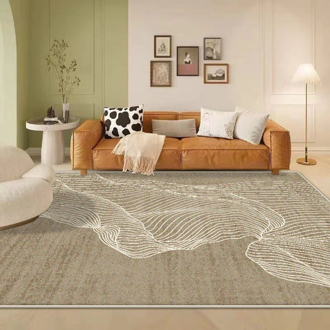 Navak Teppich Modern Ins Große Wohnzimmerteppiche Einfacher Stil Rutschfester Raumdekor Schlafzimmerteppich Weiches waschbares Sofa-Tischset Einfache Reinigung