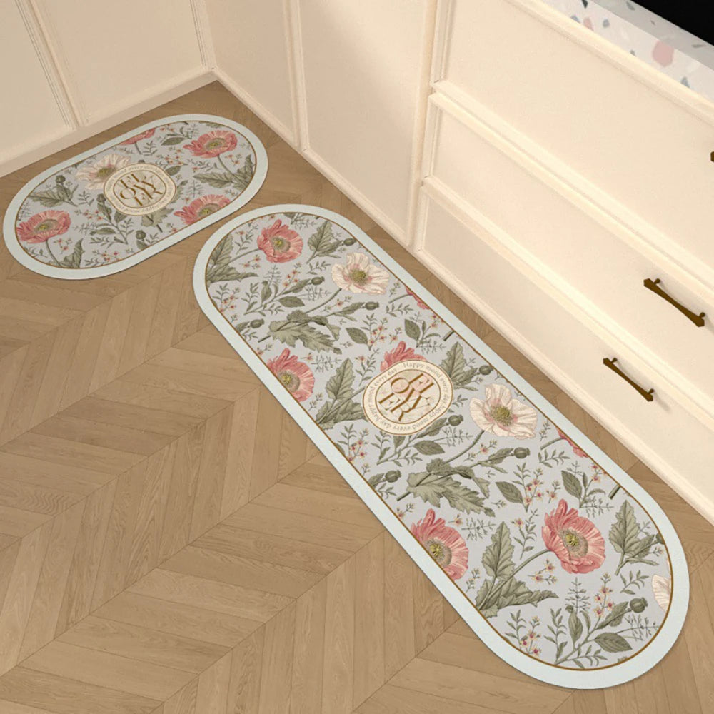 Navak Teppich Saugfähiger Küchenteppich Rutschfeste Bodenmatte Absorbiert Öl Küche Langer Bereich Teppich Schlafzimmer Teppich Eingang Fußmatte Home Decor Zimmer Tapis