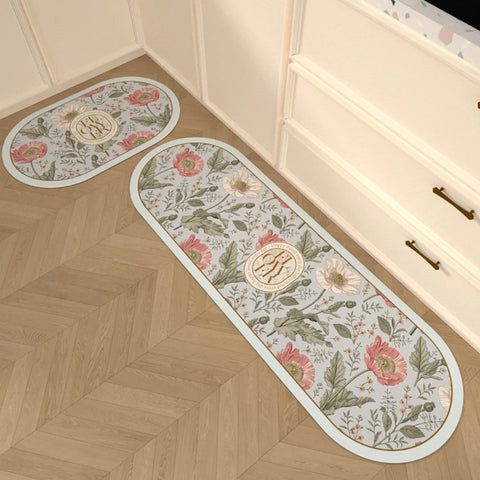 Navak Teppich Saugfähiger Küchenteppich Rutschfeste Bodenmatte Absorbiert Öl Küche Langer Bereich Teppich Schlafzimmer Teppich Eingang Fußmatte Home Decor Zimmer Tapis