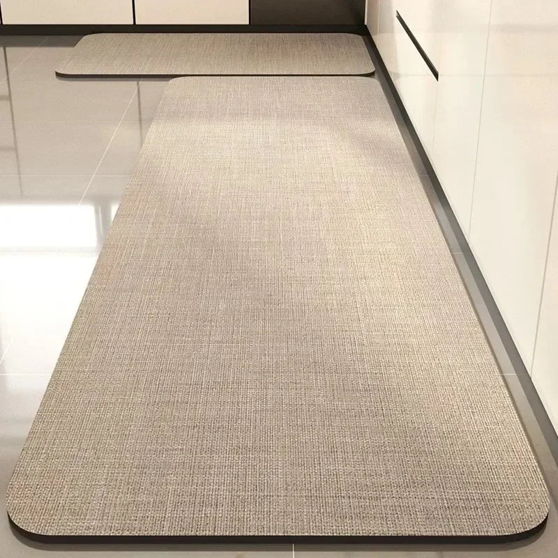 Navak Carpet Kitchen Carpet Large PVC Waterproof Rug Non-slip Floor Mat Leather Oil-proof Foot Mats American Retro Style Home Decoration Rugs