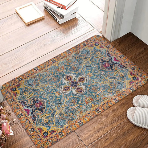 Navak Carpet Moroccan Ethnic Style Decorative Carpet Bohemian Welcome Mat Welcome Mat Kitchen Rug Entrance Door Floor Mat Door Mat Entrance