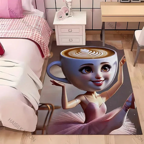 Navak Carpet Daily Picks Erstellt virtuelle Kreaturen, italienischer Brainrot-Cartoon-Teppich, für Wohnzimmer, Schlafzimmer, Nachttisch, Badezimmer, Bodenmatte, Heimteppich, Geschenk