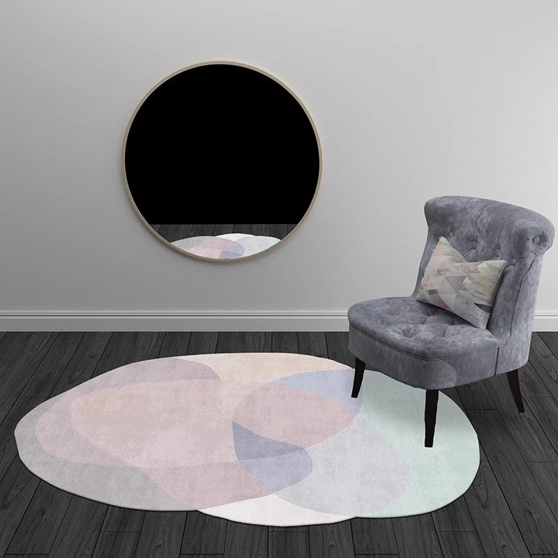 Navak Teppich, unregelmäßige Formen, Wohnzimmer-Dekorationsteppich, nordischer Stil, Teppiche für Schlafzimmer, dicke Plüsch-Lounge-Bodenmatte, flauschig, weich, Arbeitszimmerteppich