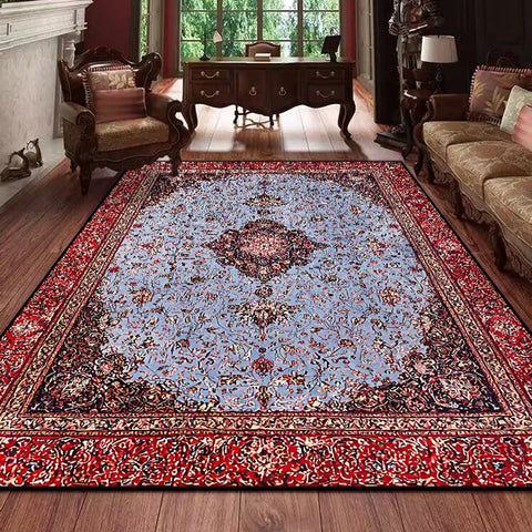 Navak Carpet Retro Persian Carpet for Living Room Boho Decor for Room Balcony Rug Large Luxury Red Bed Decoration Home Mats Bedside 160x230